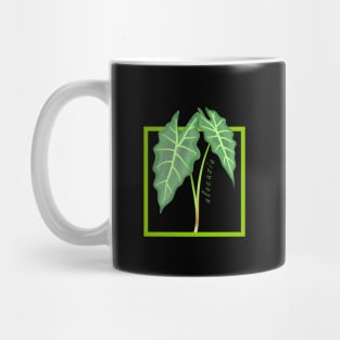 Alocasia Houseplant Leaves Mug